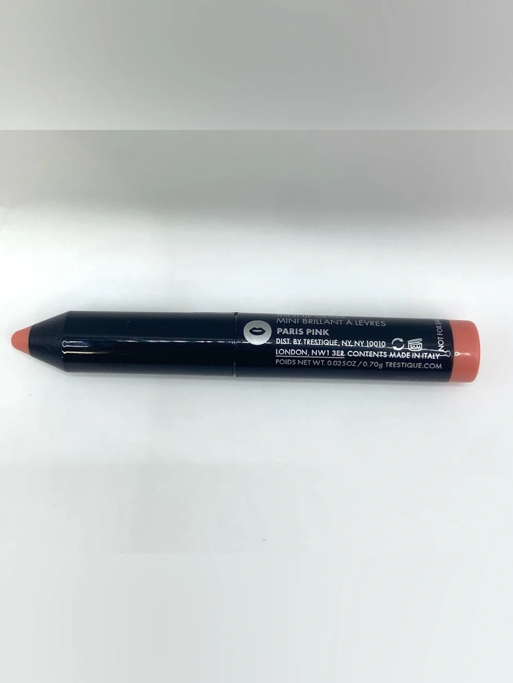 TRÈSTIQUE Mini Lip Glaze PARIS PINK‎ Satin Finish 0.025 oz /0.70g New